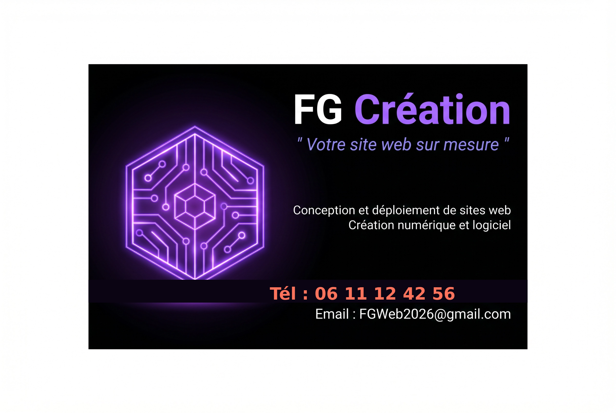 Carte de visite FG Création